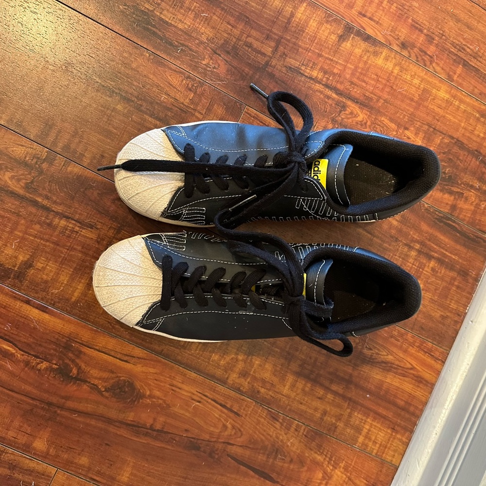 Adidas shell tip sneakers